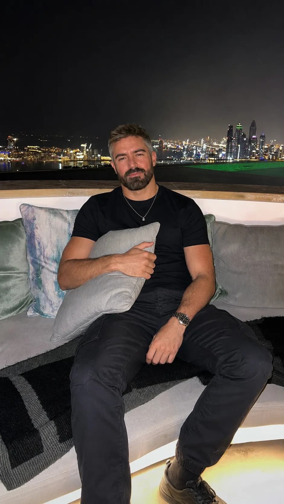Calibre result — rooftop, night